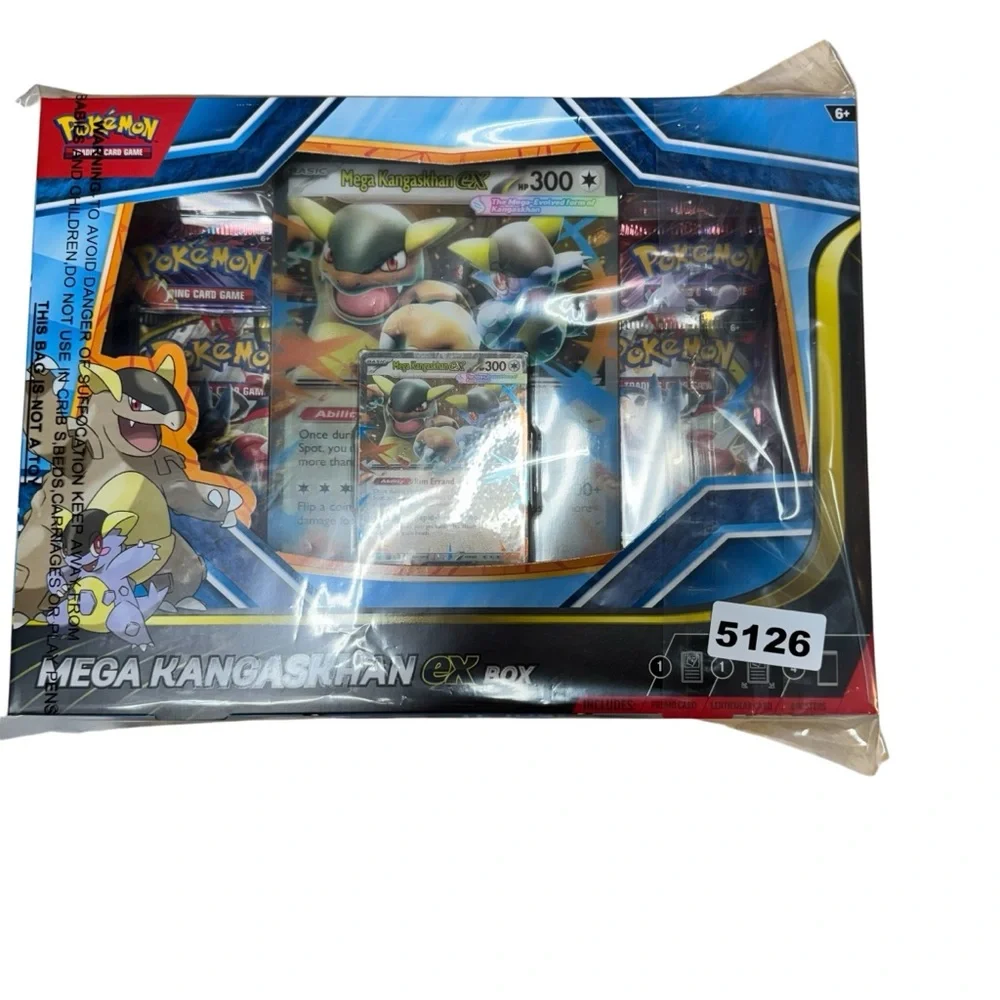NEW Pokemon TCG Mega Kangaskhan Ex Collection w/Promo + 4 Packs SEALED BOX 5126